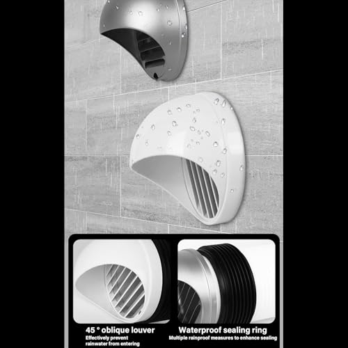 Hottes d'aeration avec clapets anti-retour pour ventilation de maison - 4
