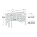 Sauder Boone Mountain Desk, Craftsman Oak finish