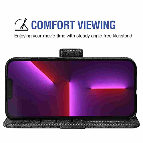 Capa de telefone DIIGON Folio carteira para ASUS ZENFONE 7 PRO, capa de couro PU premium slim fit pa