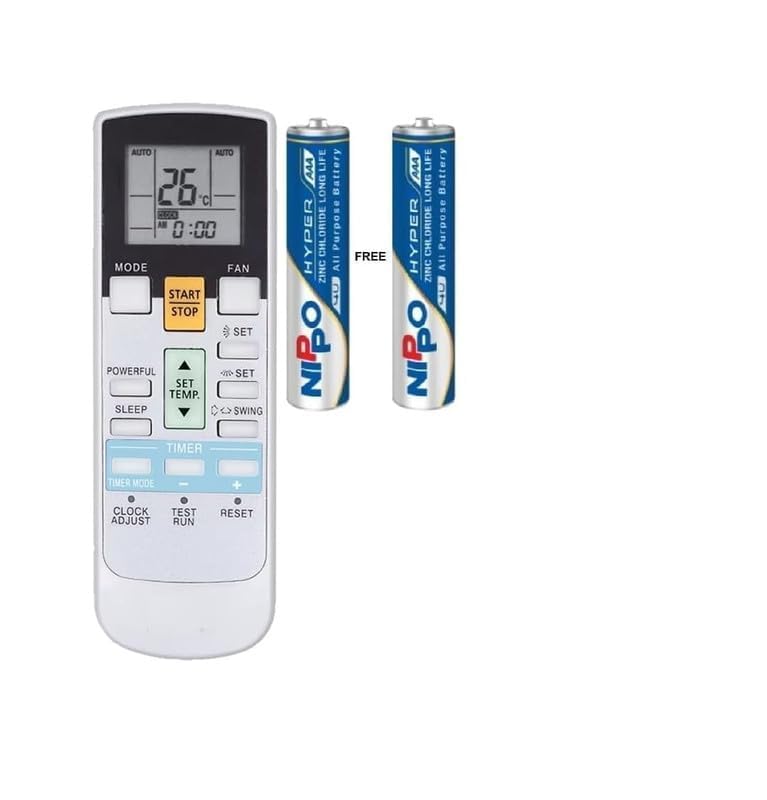 Image of 7-SAT Compatible with O General AC Remote Original Suitable for Split & Window AC (Come with 2 AAA Batteries)
