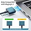 USB-C to Magnetic 3 Cable for M4 MacBook Air Pro Charger, 140W Magnetic Safe 3 Cable for MacBook Air (15''/13'' M4 2025, M3 2024, M2 2023, M2 2022), MacBookPro (16"/14" 2024/2023/2021), 2M/6.6ft Blue #3