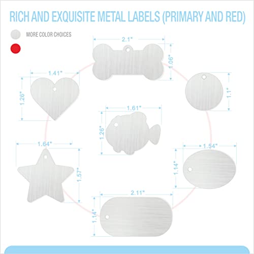 Dbwhole 22 Engraving Tool, With 2 Color & 7 Lovely Blank Tags, Compatible With Cricut Maker, Explore, Explore Air thumb #2