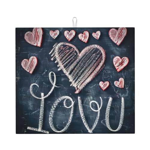MyPiky I Love You Words With Hearts�v�����g �H�튣���}�b�g �L�b�`���J�E���^�[�V���N�֌��A�����p�b�h�A�}�C�N���t�@�C�o�[�f�B�b�V���}�b�g�A�z�����AL�A16 x 18�C���`