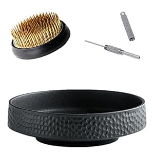 Eggone HP-CW2 Ikebana-Vasen-Set mit Blumenfrosch