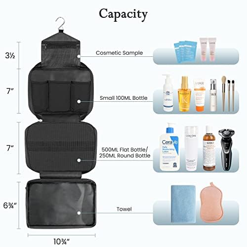 Maliton HTB001-BK Toiletry Bag For Men & Women thumb #6