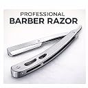Stylazo Stainless Steel Straight Edge Barber Blade Shaving Razor For Men, Ustra Razor For Men And Boys. gallery image