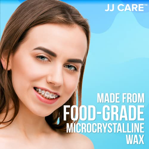 Jj Care Orthodontic Wax (Pack Of 6), Braces Wax, Dental Wax, Wax For Braces, Dental Wax Braces, Ortho Wax Comes With Applicator For Orthodontic Wax & 2 Pcs. Interdental Brush #TOP6