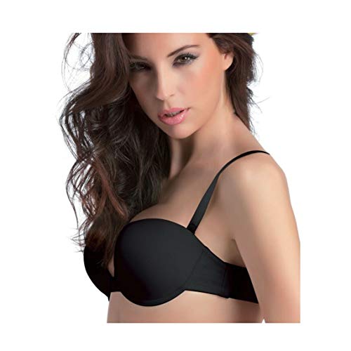 Love And Bra Reggiseno Donna Push Up Spalline Trasparenza Marchio Jolly Colori Bianco Taglia 4
