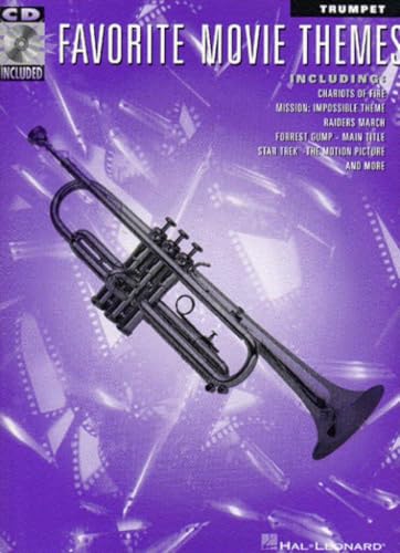 Favourite Movie Themes for Trumpet -Trumpet & Tenor Saxophone Book & CD-: Noten, CD für Trompete