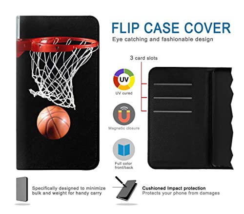 Housse iPhone 15 Plus cuir basket idéal pour visionner les matchs - 4