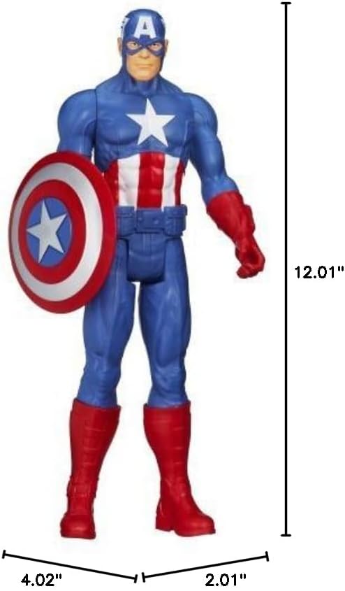 Marvel Avengers Titan Hero Series Captain America Action Figure - Image 6