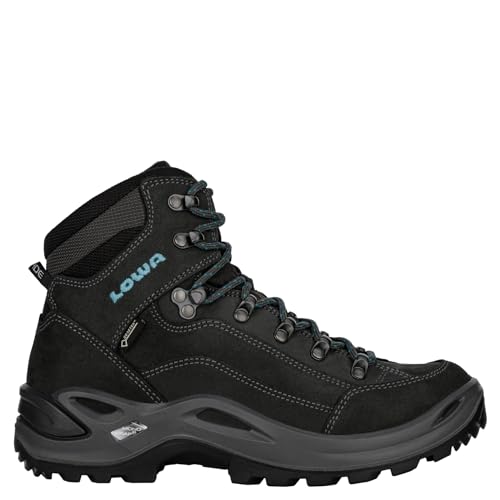 LOWA W Renegade GTX Mid W-leisten Grau - Gore-Tex Wasserdichter komfortabler Damen Gore-Tex Multifunktionsschuh, Größ
