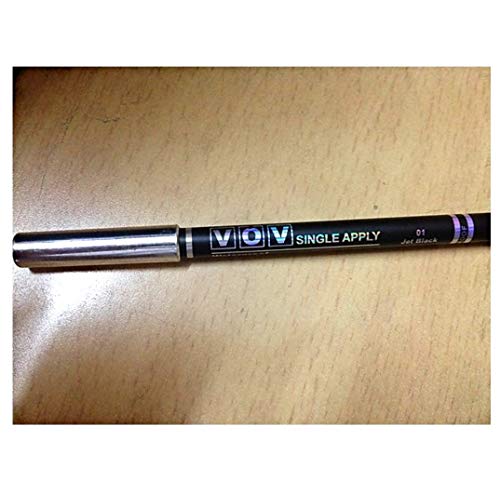 VOV Auto Roll Jet Black 100% Smudge proof soft Kajal pack of 2