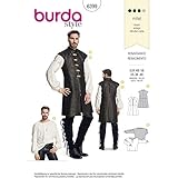 Nicht zutreffend Burda Patron 6399 Herren Hemd und Weste Renaissing, 40-50