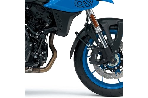 Bavette de garde-boue avant Puig 21844N en ABS noir pour moto