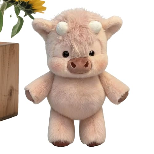 Peluche de – 45 cm Muñeca de dibujos animados suave | Peluche de – Muñeco de peluche de ternero corriendo, peluche de oveja, muñeca de tela de animal, para niños, niñas, adolescentes