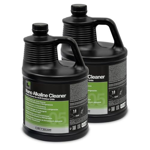 Errecom Nano Alkaline Cleaner, Limpiador Alcalino Unidad Externa para sistemas de aire acondicionado y refrigeración, Fórmula Concentrada 10 L (2 x 5 L)