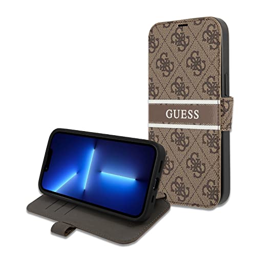 Guess Book Case GUBKP13L4GDBR 4G Stripe Etui pour iPhone 13