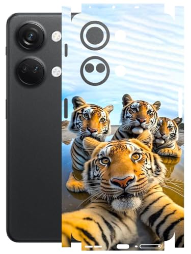 Image of AtOdds - Full Body Back Screen Guard Protector Film - Lamination Wrap Skin Sticker Compatible with ONEPLUS NORD 3 (5G) | Scratchproof Matte Finish (Selfie)