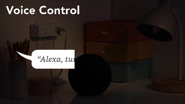Image of Geeni Switch Duo Double Smart Plug, 2.4 GHz Wi-Fi, No Hub, White, 2 Outlets | Outlets compatible with Alexa & Google Home, no hub required