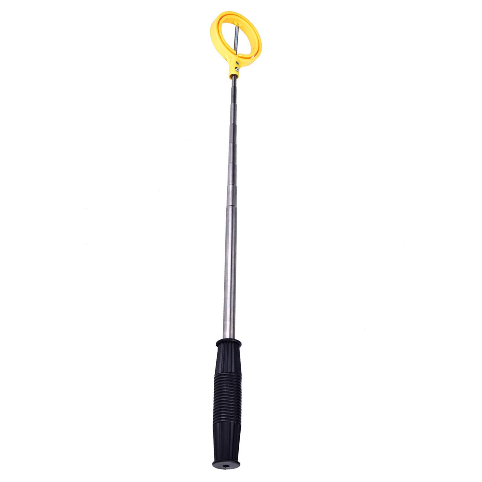 Dioche Golf Ball Retriever Telescópica Acero Inoxidable Automatic Lock Scoop Amarillo