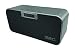 Produktbild S2G HEAVY METAL Bluetooth Stereo Lautsprecher, FM Radio, USB, Micro SD, Freisprecheinrichtung, Wecker, Alarm, beleuchtetes Display, Uhrzeit, Energiesparmodus - Silber/Schwarz