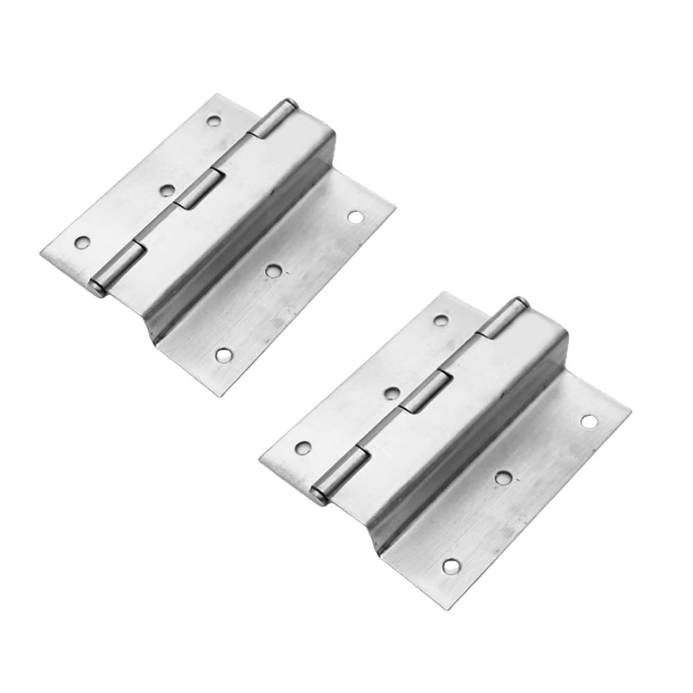 RAB Hinges Stainless Steel Butt Hinges for Full Overlay Doors (Code:-Hing W-SS, Size:-3", 1 Pair)