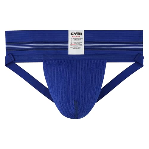 Jockstrap Hombre GYM con Banda de 3" Correa de Suspensor Pack de 1 3