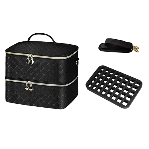 Sac vernis à ongles lavable à compartiments amovibles