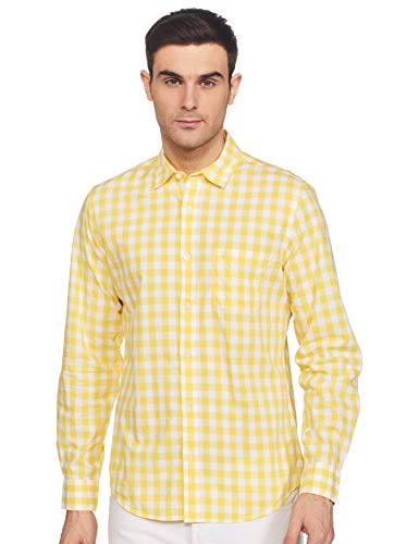 Image of United Colors of Benetton Men's Cotton Slim Fit Shirt