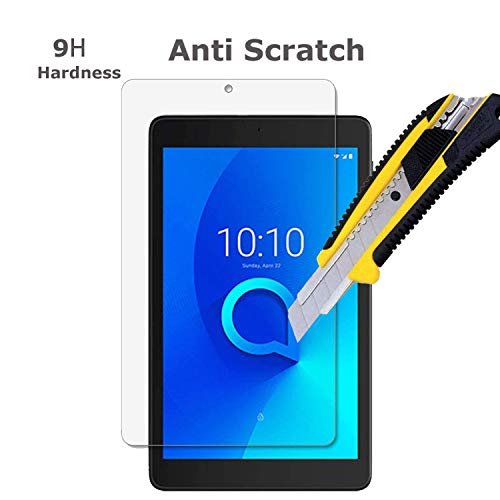 [2 Pack] Epicgadget Glass Screen Protector For Alcatel Joy Tab 2/Joy Tab/Joy Tab Kids And Tab 3T 8", Clear Anti Bubble Anti Scratch 9H Hardness Tempered Glass Screen Film For Alcatel Joy Tab 8" 2020 #TOP2