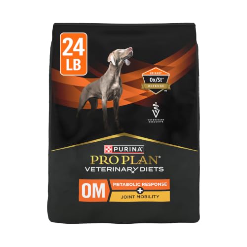 Purina Pro Plan Vet Diets OM Metabolic Response Dry Dog Food, 24 lb Bag