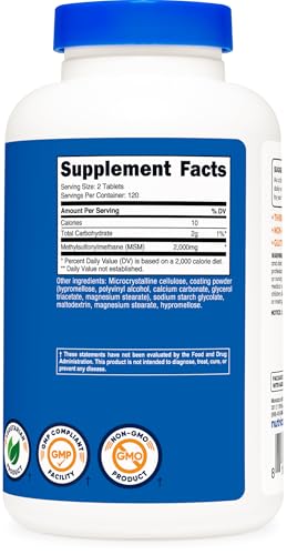 Nutricost MSM Tablets