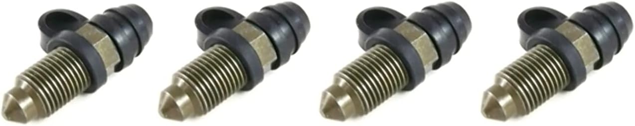 M10x1.0 Bleeder Valve &"Never Get Lost" Cap (Pack of 4) PN:CP-BV-K