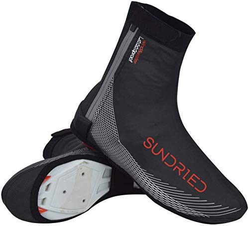 Sundried Copriscarpe da Ciclismo, Ideali per l'inverno e L'Estate, Resistenti all'Acqua, per Bici da Strada, Mountain Bike, Accessori per Ciclismo