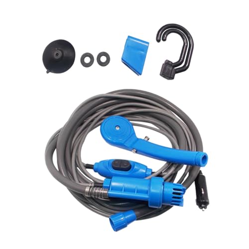OSOLADY Outdoor Shower Valve for Camping 12v Portable Camping Shower 5m Power Cable 2m Hose