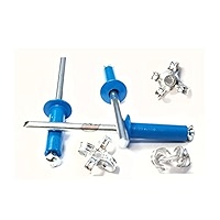 Mill 3/16" Rivet Small Head Exploding Banana Peel Aluminum Pop - Foto 4