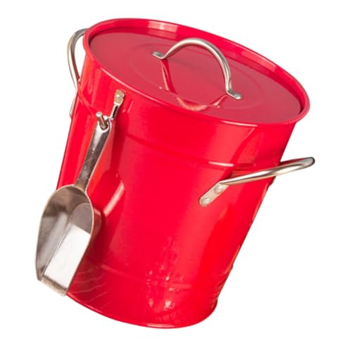 Cabilock Portaghiaccio in Ferro Vintage Nordico con Maniglia Facile da Trasportare per Bevande Fredde