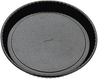 Stellar SB67 Non-Stick 10" Flan Tin with Loose Base and Fluted Sides, Dishwasher Safe 25cm x 3cm - 5 Year Non-Stick Guarantee