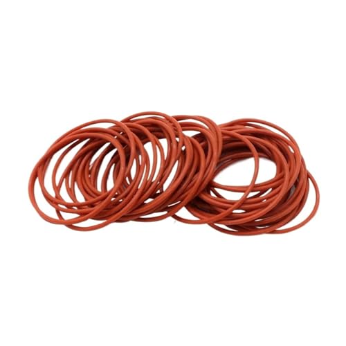Joint torique VMQ OD 22mm ID 18mm silicone rouge pour étanchéité