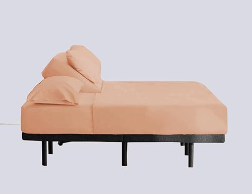 Miniatura 2 de Silentnight Juego de sábanas flexibles de cabeza dividida tamaño King para camas ajustables, bolsillo profundo de 15 pulgadas, juego de sábanas de