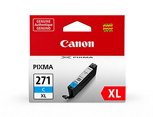 Canon CLI-271XL Cyan Ink Tank Compatible to MG6820, MG6821, MG6822, MG5720, MG5721, MG5722, MG7720, TS5020, TS6020, TS8020, TS9020
