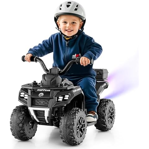 COSTWAY 6V Kids Electric Ride on ATV Car, Battery Powered Quad Bike Cover