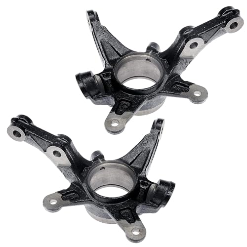 Image of Detroit Axle - Front Steering Knuckles for 2006-2011 Honda Civic, 2007 2008 2009 2010 Steering Knuckles Assembly Replacement
