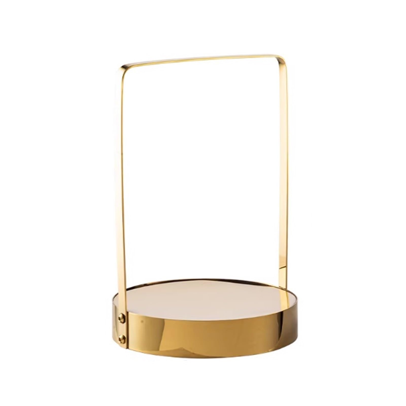 Yinj9562fg Cake display stand Portable Round Tiered Cake Stands, Buffet Display, And Creative Dessert Wedding(Gold)
