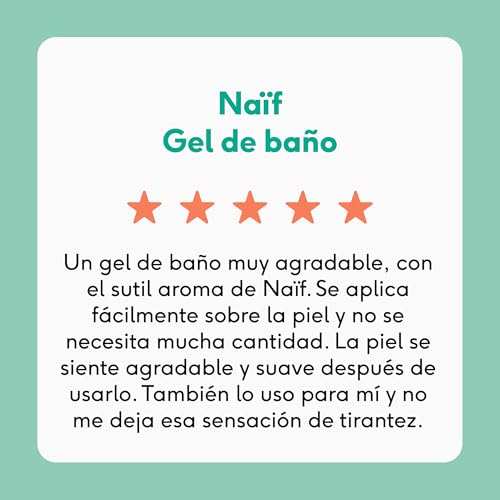 Miniatura 8 de Naïf Gel De Ducha Nutritivo Para Bebés Y Niños Gel De Ducha Para Piel Sensible, Con Ingredientes Naturales, Vegano, Cuidado Diario Del Bebé 500ml