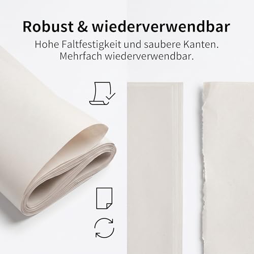 JIAYUET 200 Blatt 40x70 cm Packpapier Umzug, 42 g/m² Papier, Wiederverwendbar Einpackpapier, Zeitungspapier für Umzug, Verpackung und Kunsthandwerk