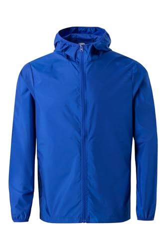 Mukua Mixte Stockton, Cortavientos Unisex Coupe-vent, Bleu Roi, L EU