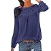 Donna Camicia Bluse Donne Scollo a V Lettere Pulsante di Stampa Manica Lunga T-Shirt Top Camicetta Confortevole Casa Abito Primavera/Autunno Top