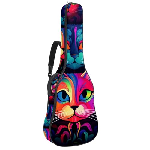 Housse de guitare étanche à doublure protectrice antichoc pour guitare acoustique 42 pouces
